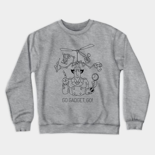 Go Gadget Go! Crewneck Sweatshirt by Starberry